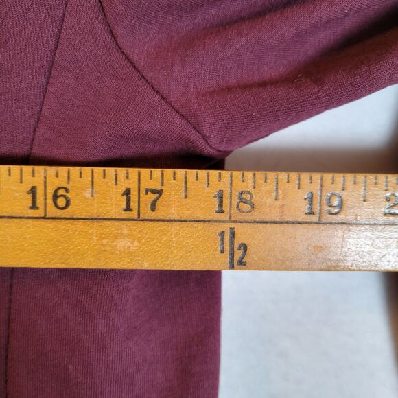 AllSaints Womens Delia Waterfall Open Front Cardigan Womens Size Small Red Cozy - Picture 6 of 8